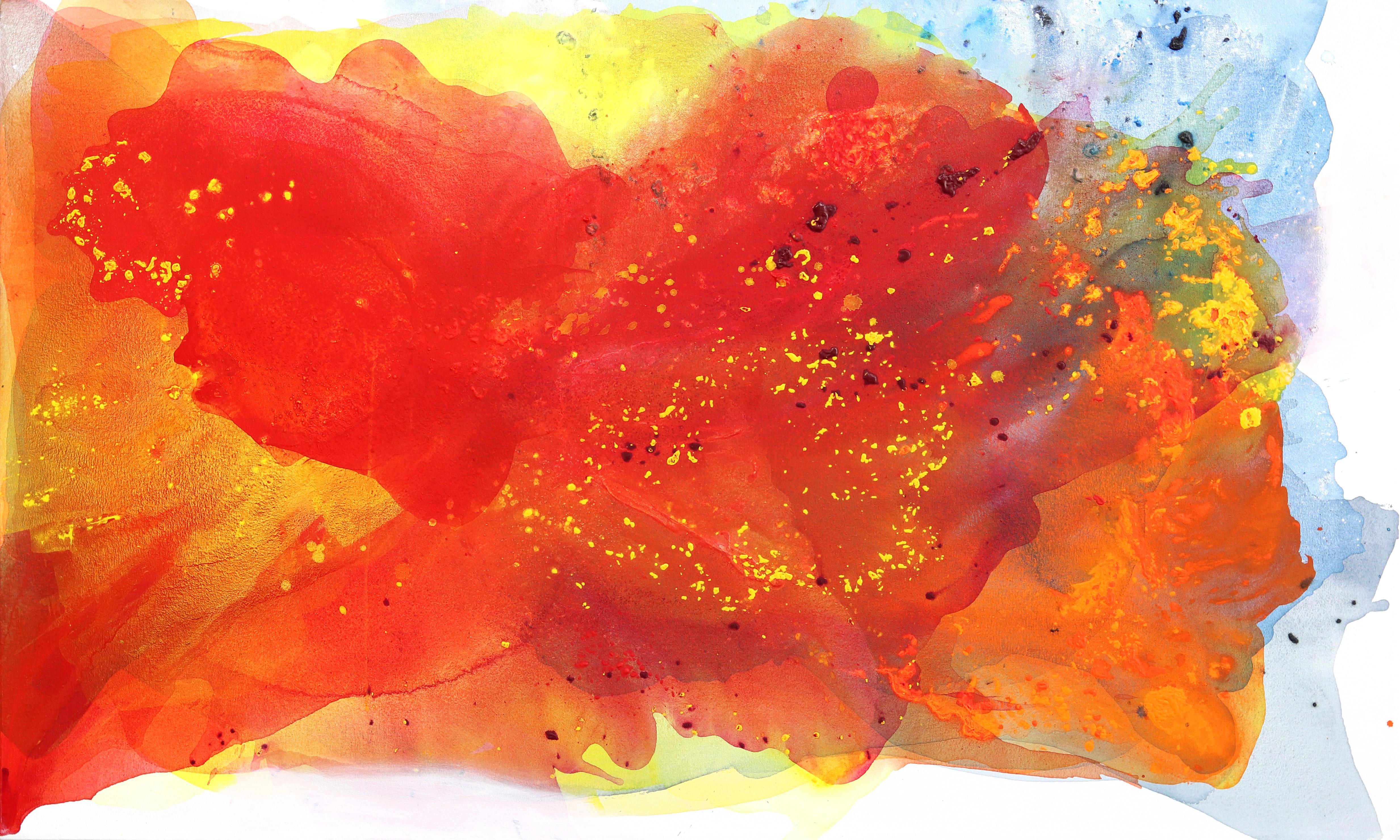 Clara Berta Seeing Happiness Large Textured Abstract Painting For