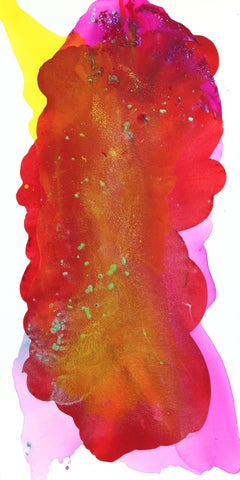 S'évader en couleur -  Peinture abstraite texturée d'origine chaude