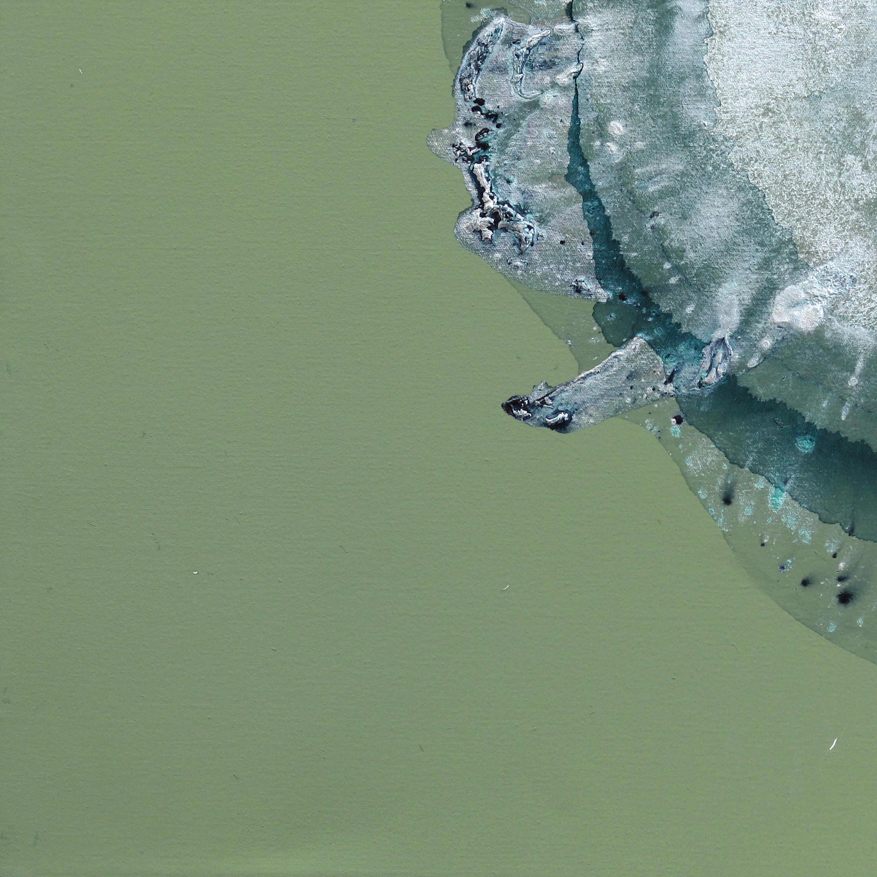 Glaciers - Large Original Minimalist Earth Tone Abstract Contemporary Artwork For Sale 1