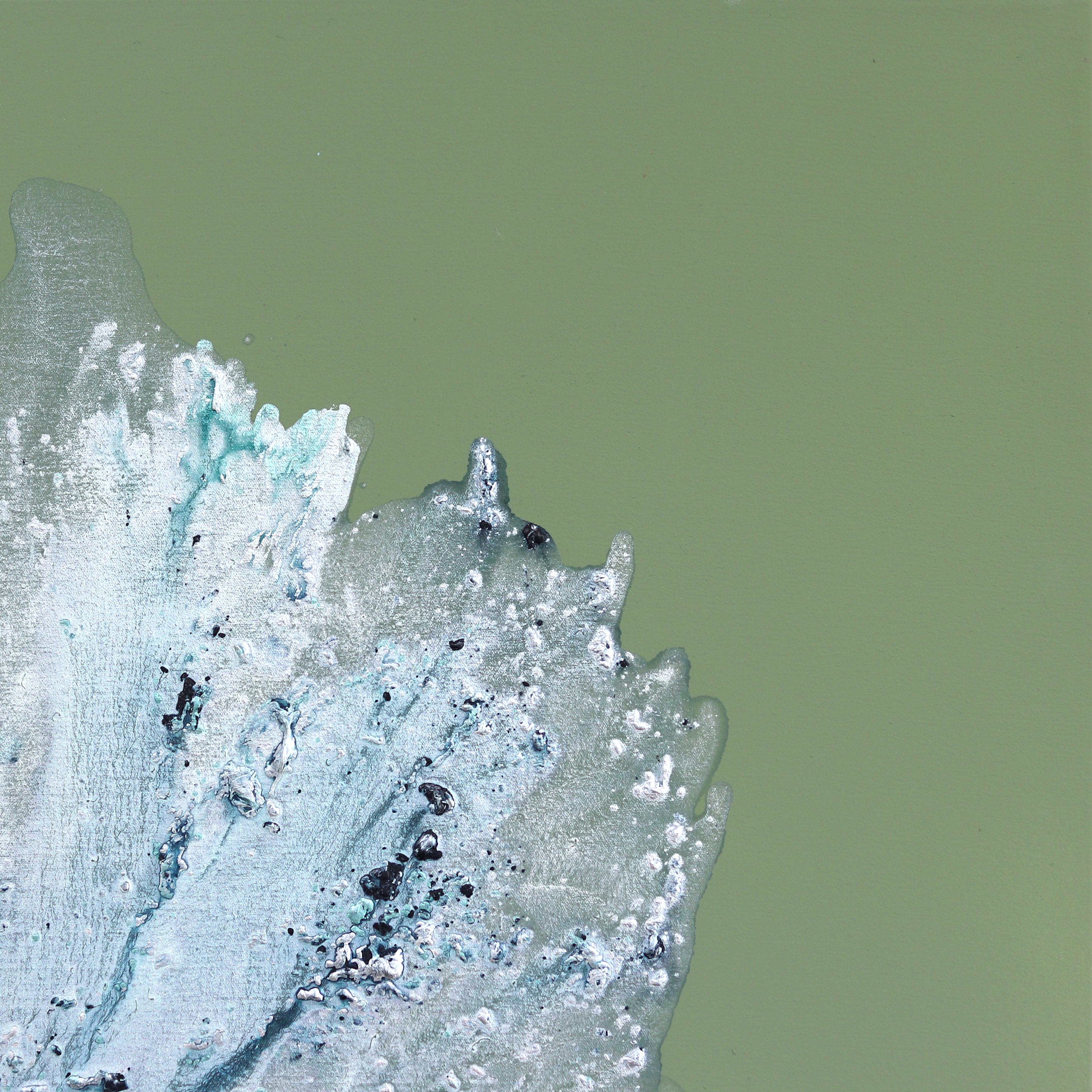 Glaciers - Large Original Minimalist Earth Tone Abstract Contemporary Artwork For Sale 4