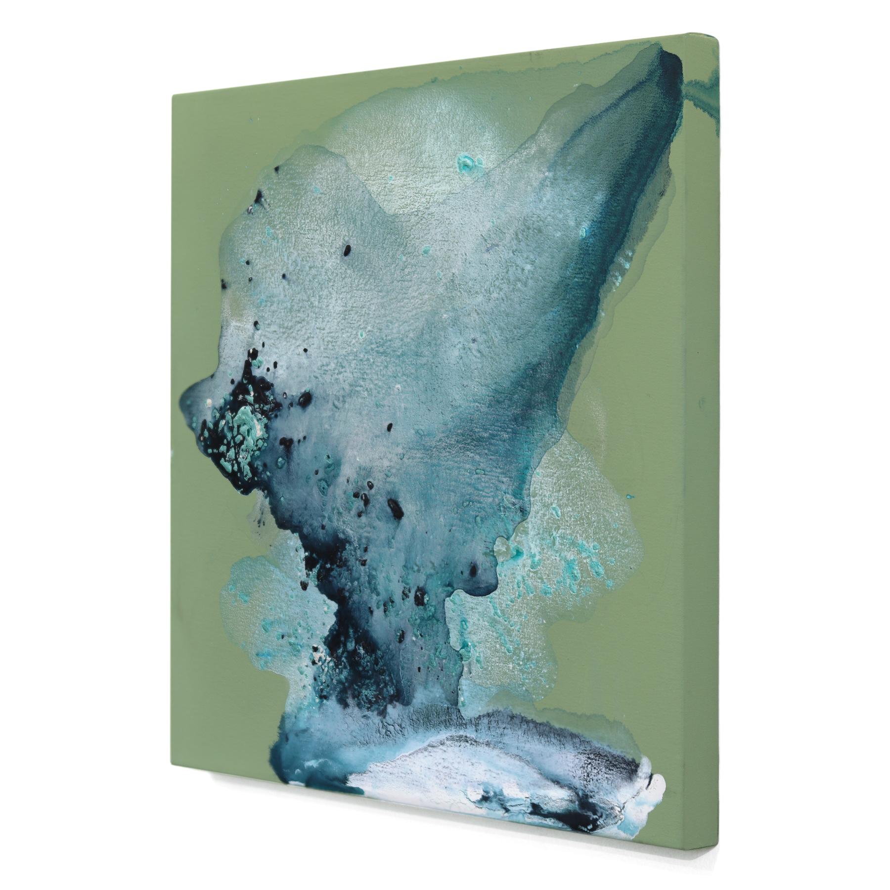 Happy Dance - Original Minimalist Erdton abstrakte zeitgenössische Malerei im Angebot 1