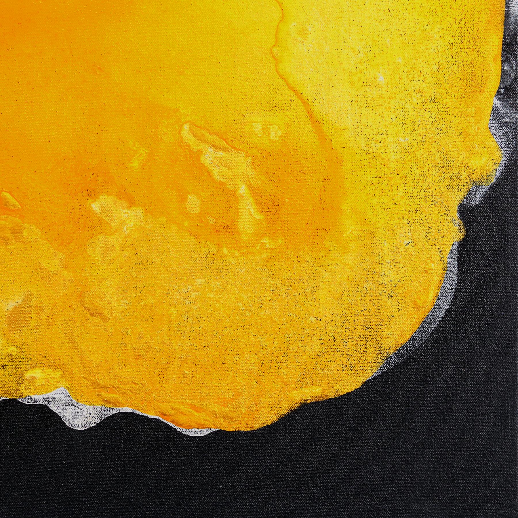 In The Light - Original Minimalist Yellow Abstract Contemporary Art im Angebot 5