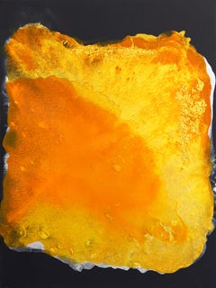 En La Luz - Arte Contemporáneo Abstracto Amarillo Minimalista Original