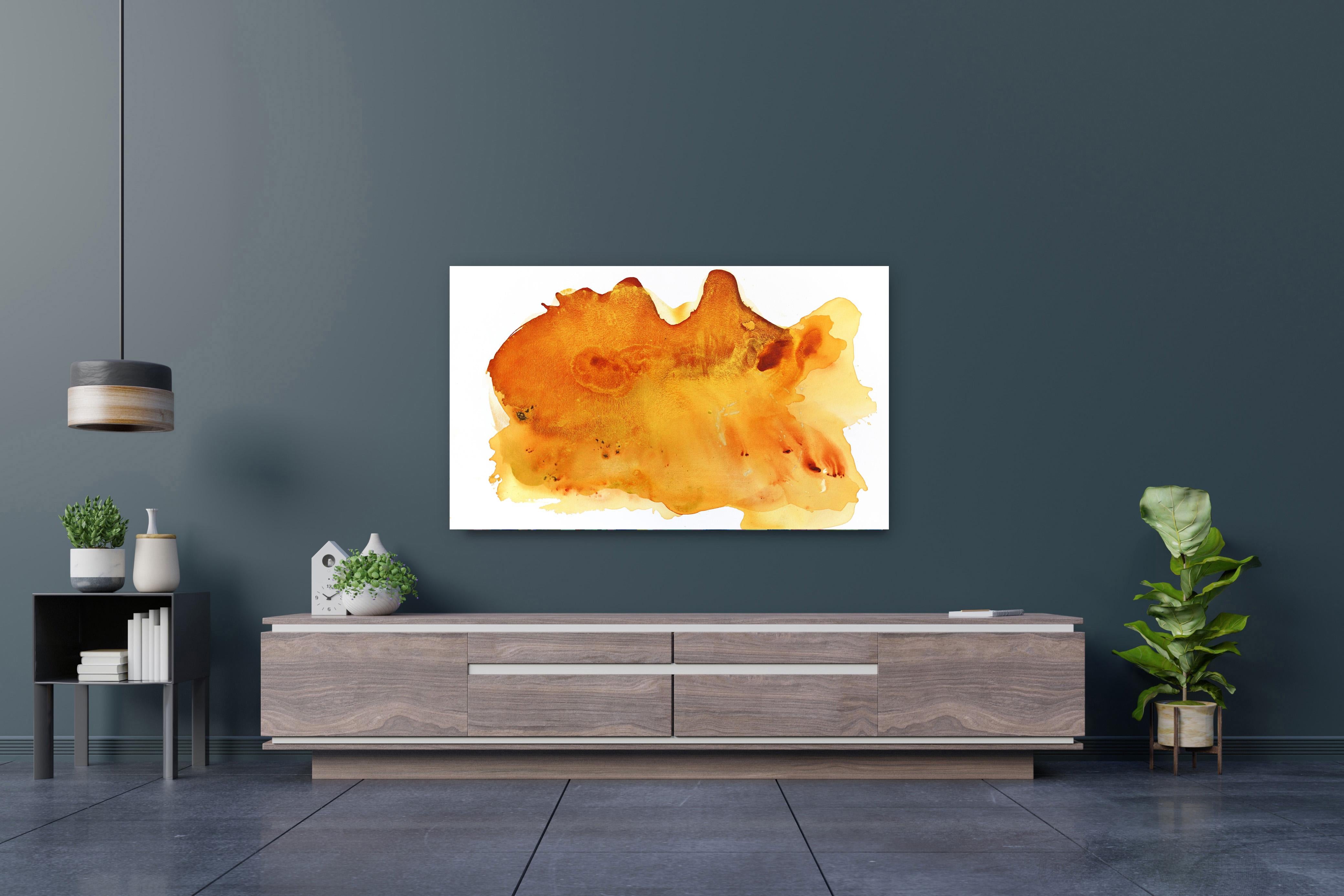 Oro magico  -  Pittura astratta di grandi dimensioni in vendita 2