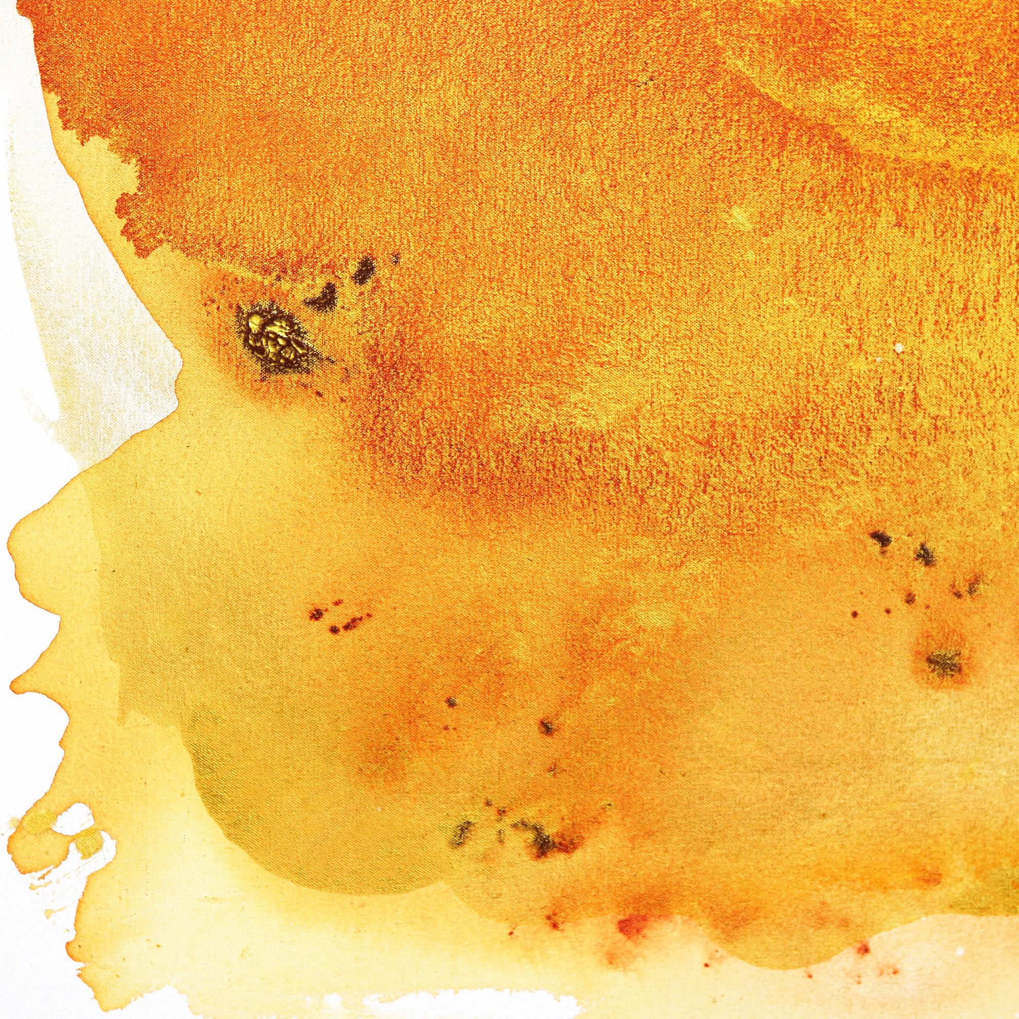 Oro magico  -  Pittura astratta di grandi dimensioni in vendita 3