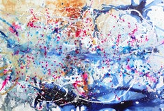 Playful Nature  -  Large Abstract Painting