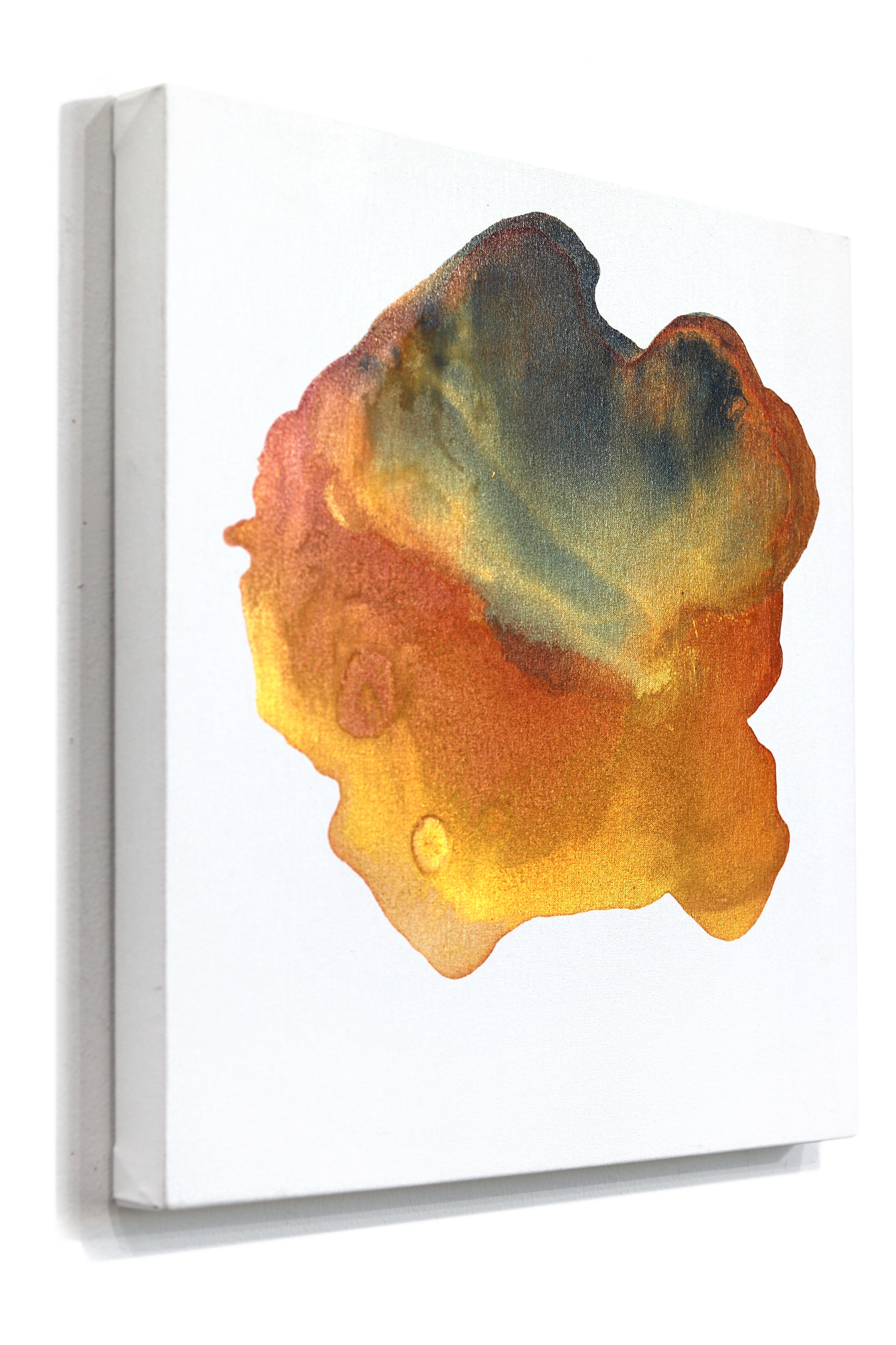 Sun Kissed Earth - Original Minimalist Fiery Tone Abstract Contemporary Artwork For Sale 2