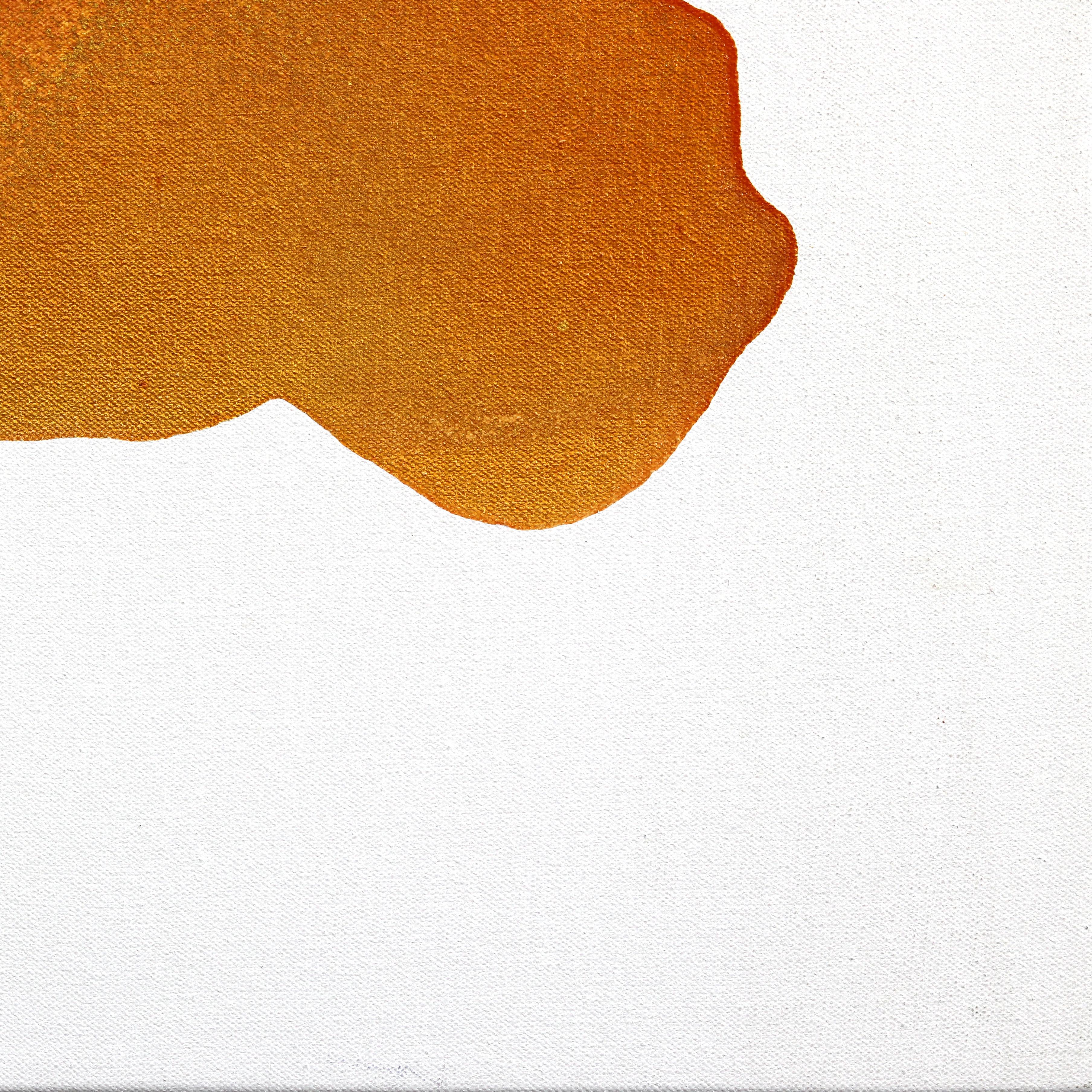Sun Kissed Earth - Original Minimalist Fiery Tone Abstract Contemporary Artwork For Sale 5