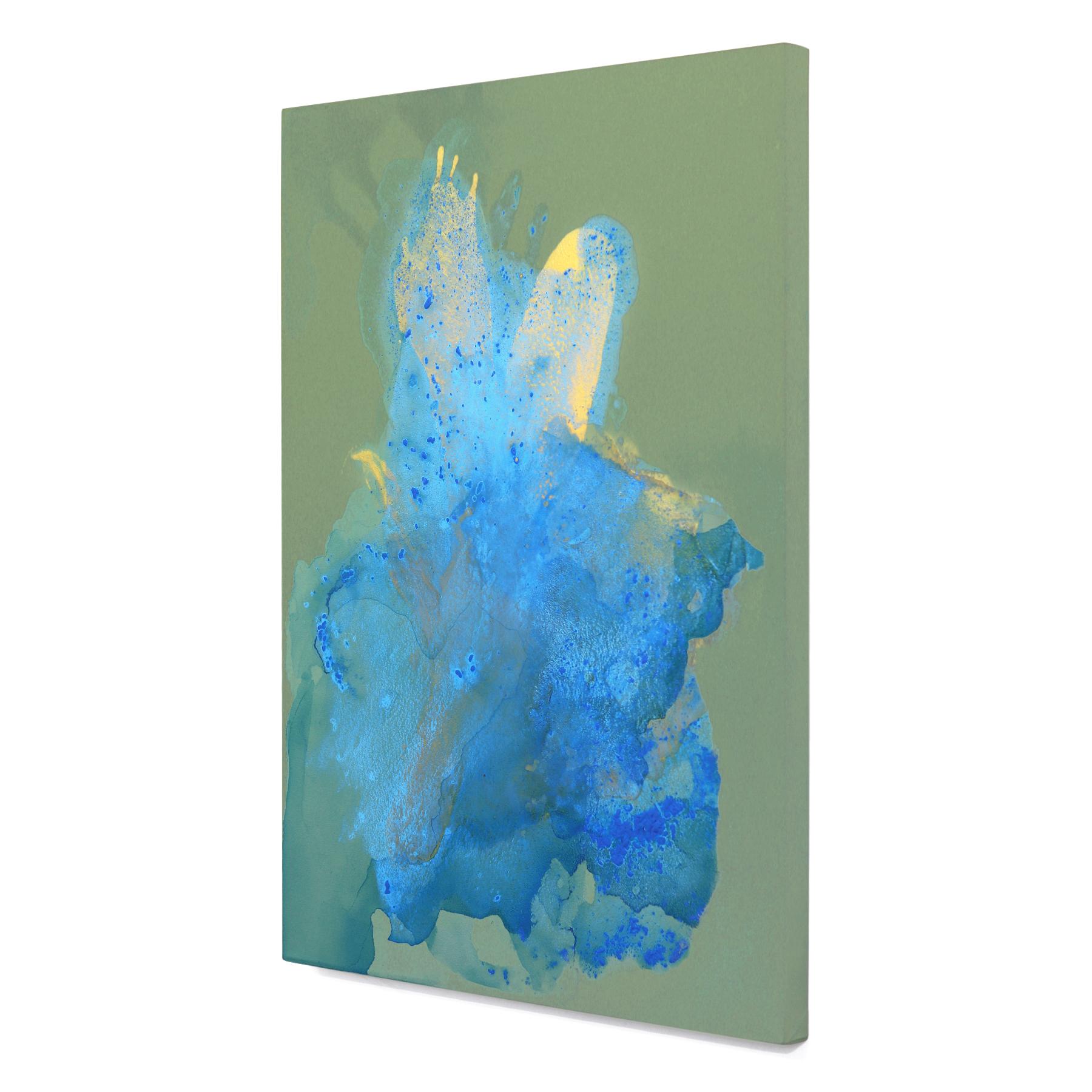 Whispers of Wild - Original Minimalist Earth Tone Abstract Contemporary Kunstwerk im Angebot 1