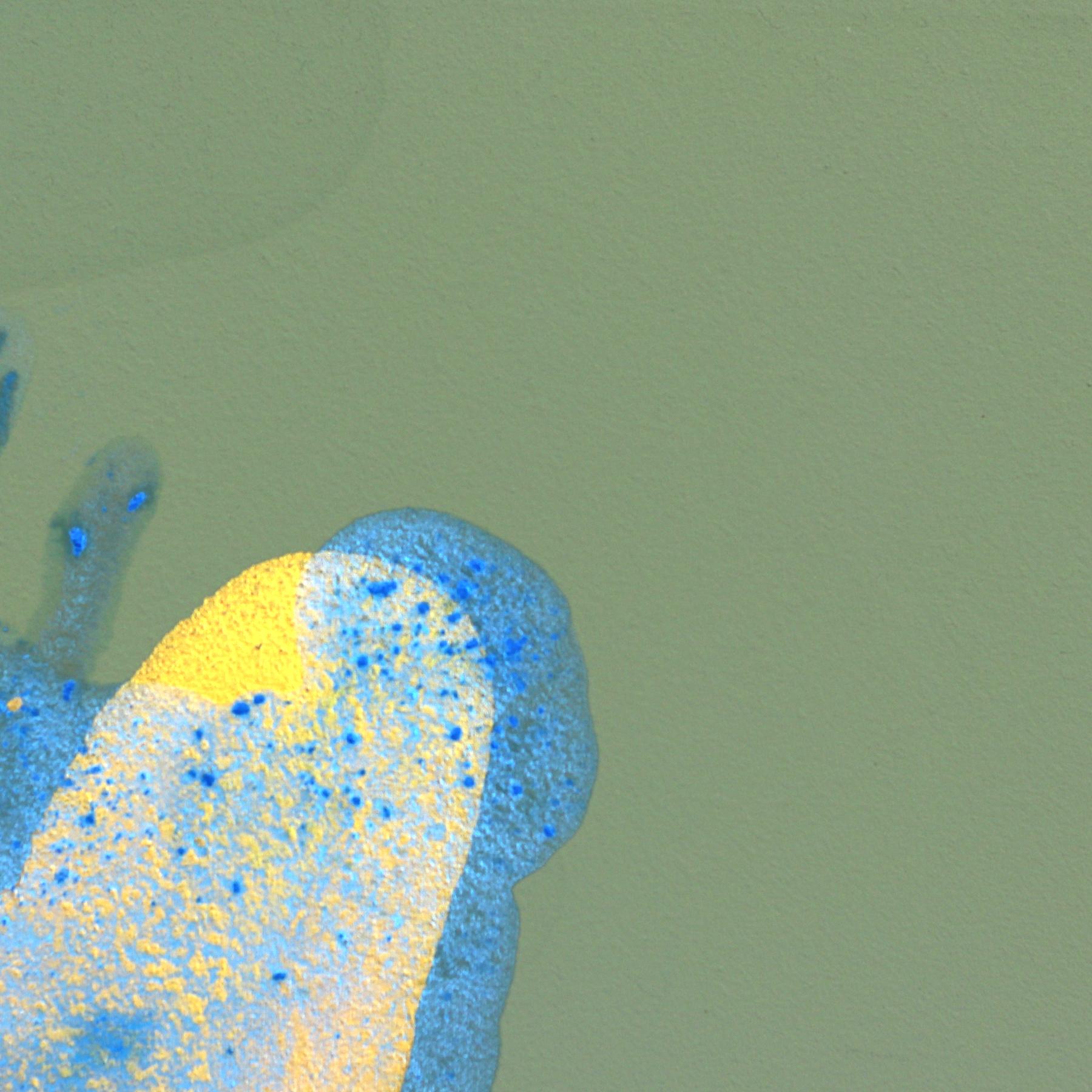 Whispers of Wild - Original Minimalist Earth Tone Abstract Contemporary Kunstwerk im Angebot 2