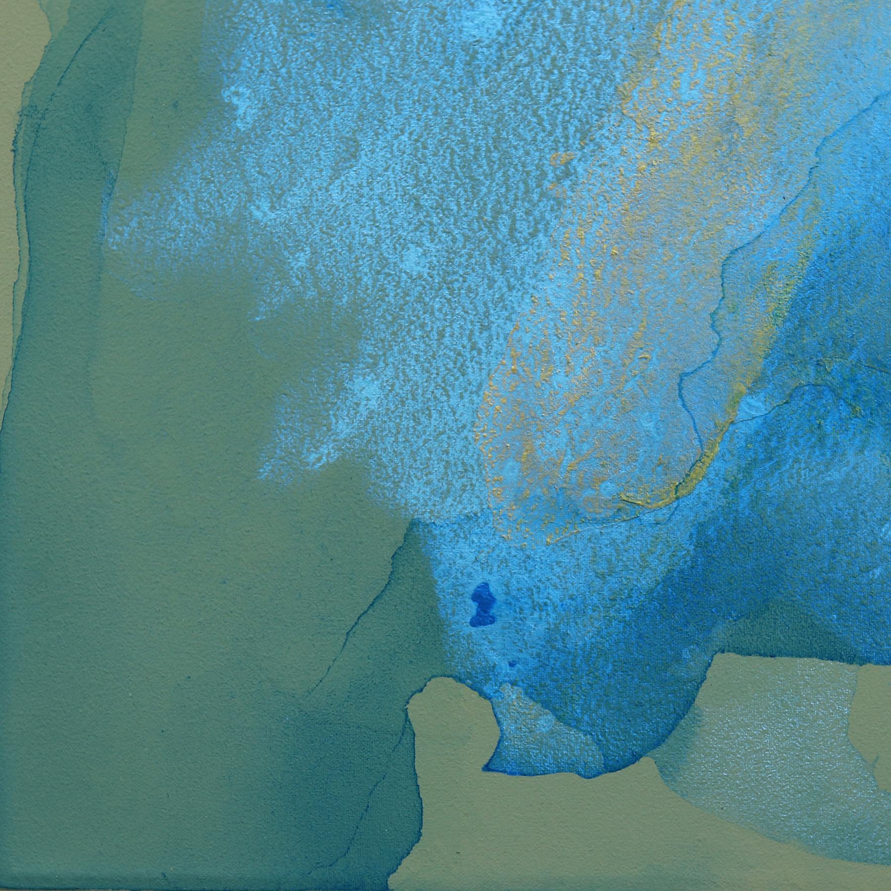 Whispers of Wild - Original Minimalist Earth Tone Abstract Contemporary Kunstwerk im Angebot 4