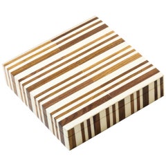 Clara Box in Brown and Cream by CuratedKravet