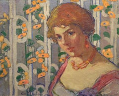Il muro modellato, Ritratto, Donna, Art Nouveau
