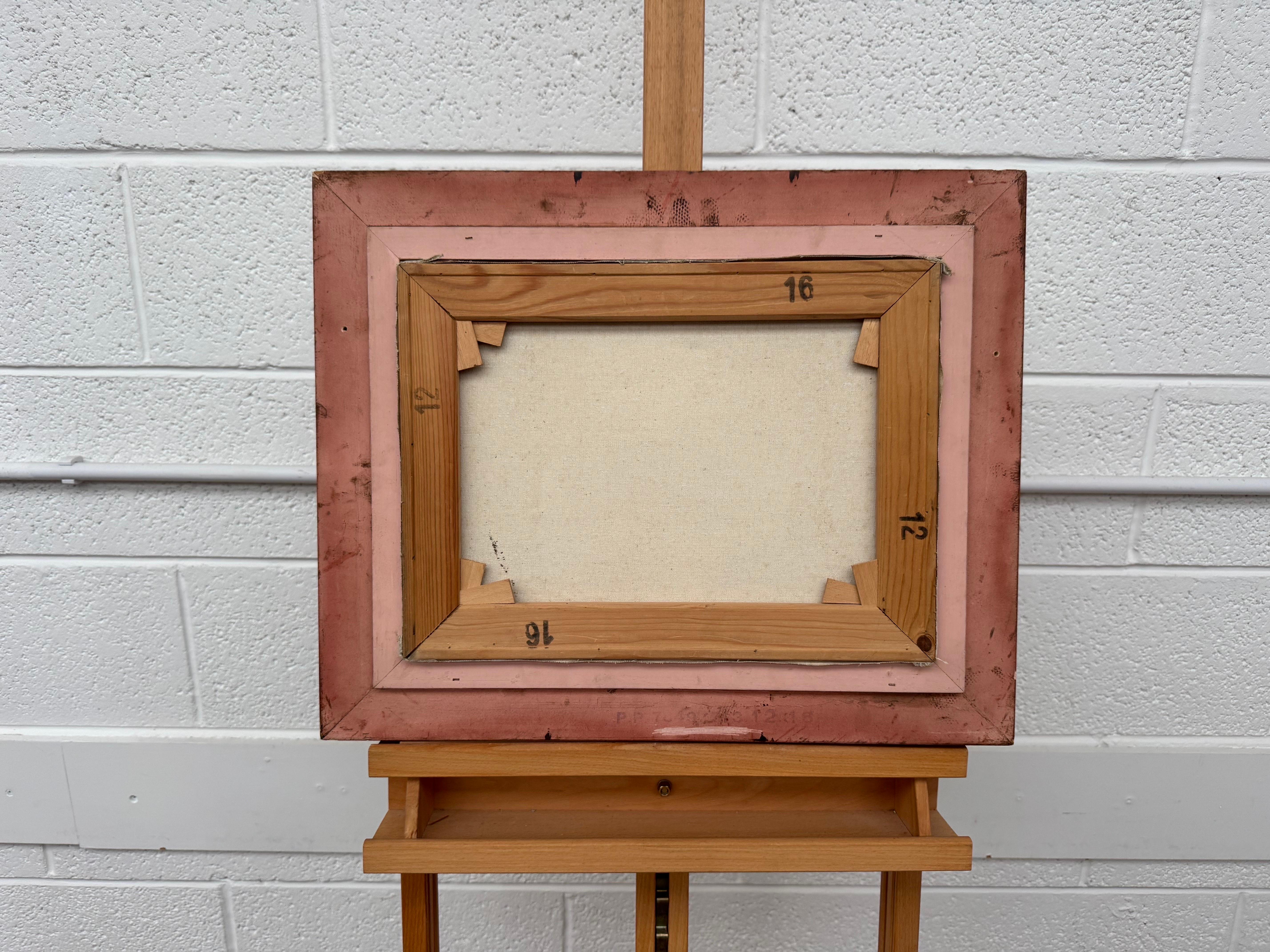 Paysage forestier - une peinture à l'huile ancienne de l'artiste américain du 19e siècle en vente 10