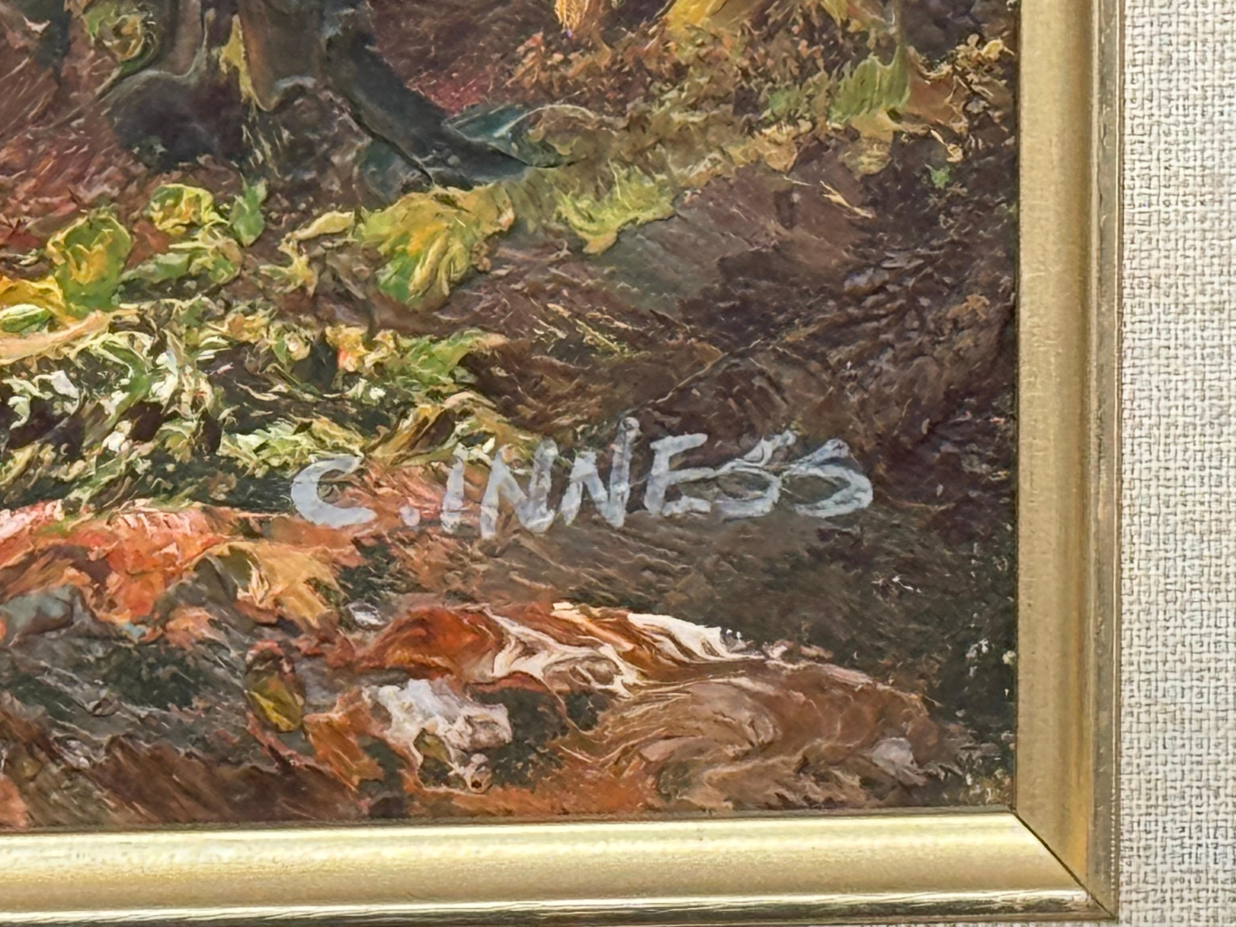 Paysage forestier - une peinture à l'huile ancienne de l'artiste américaine du XIXe siècle, Clara Davis Inness (1874-1932)

L'œuvre d'art mesure 16 x 12 pouces
Le cadre mesure 21 x 17 pouces

Huile sur toile, 19e siècle

Une scène de forêt sereine