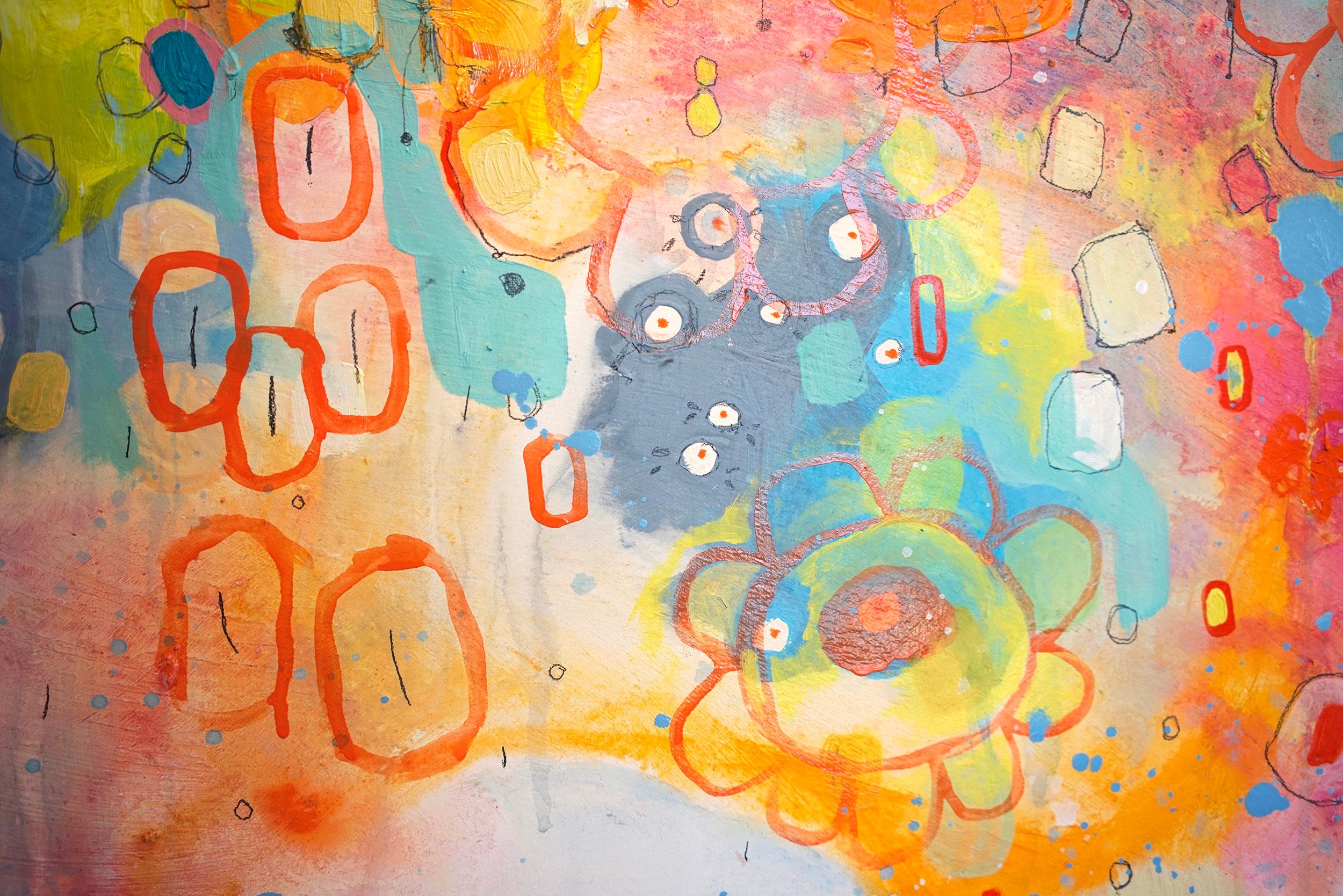 Senza titolo - Painting Astratto di Clara Fialho