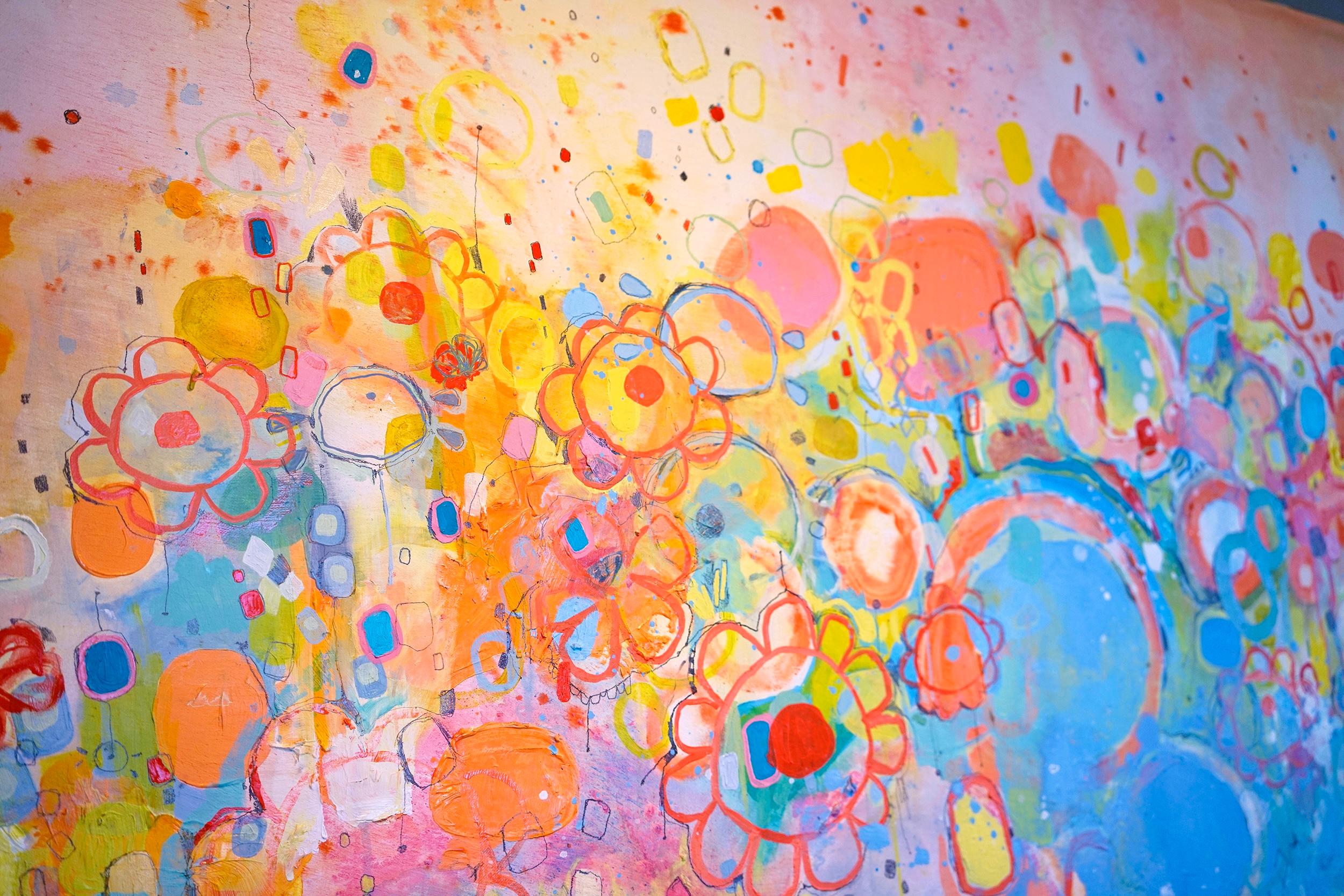 Senza titolo - Abstract Painting Grigio di Clara Fialho