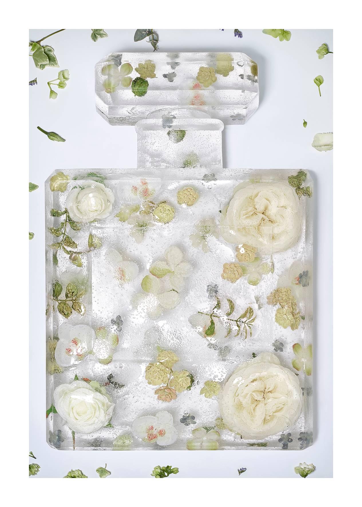 Clara Hallencreutz Figurative Print - Brand Matters - Eau de Frozen Flowers I 