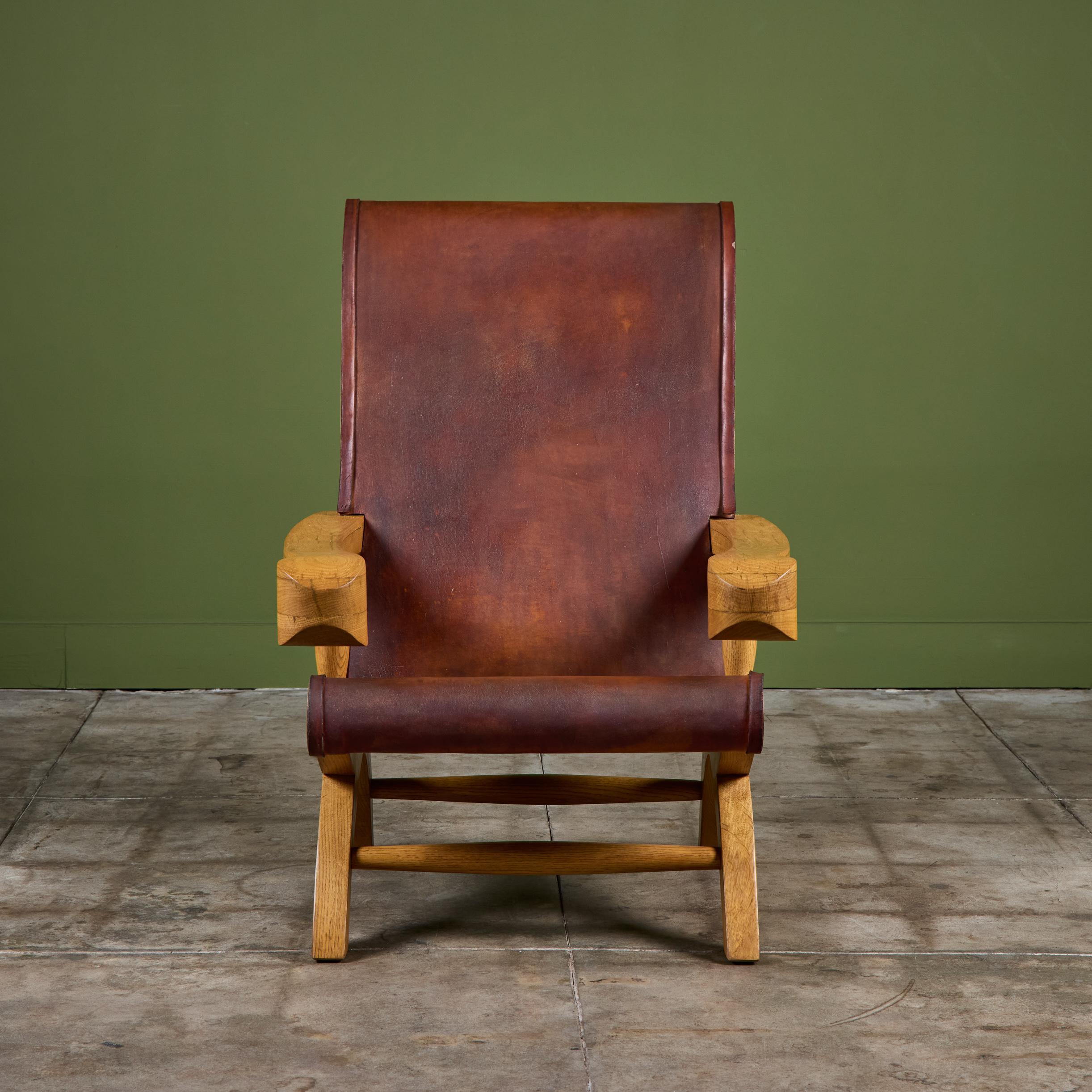 Clara Porset 'Butaque' Lounge Chair In Good Condition For Sale In Los Angeles, CA