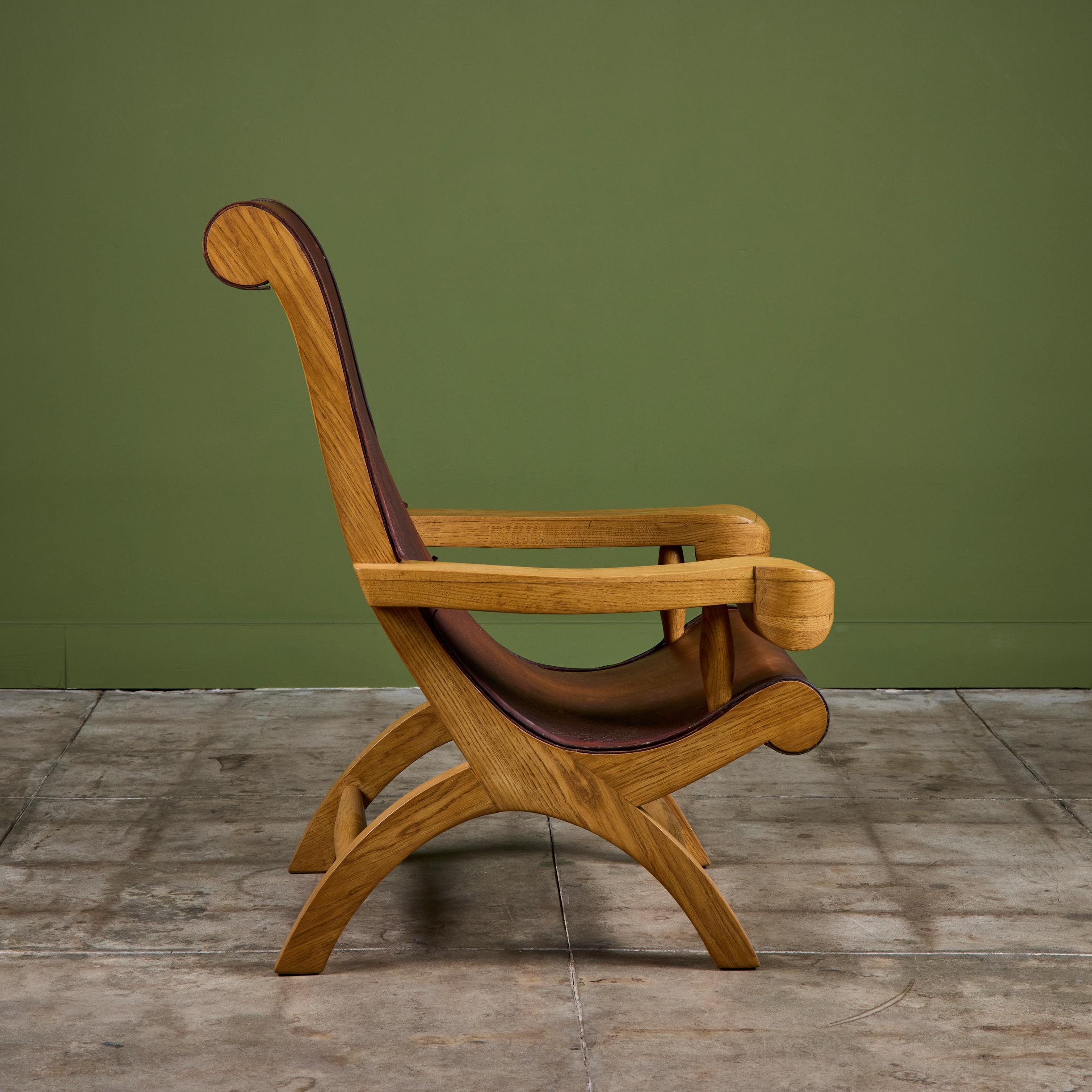 Mid-20th Century Clara Porset 'Butaque' Lounge Chair For Sale