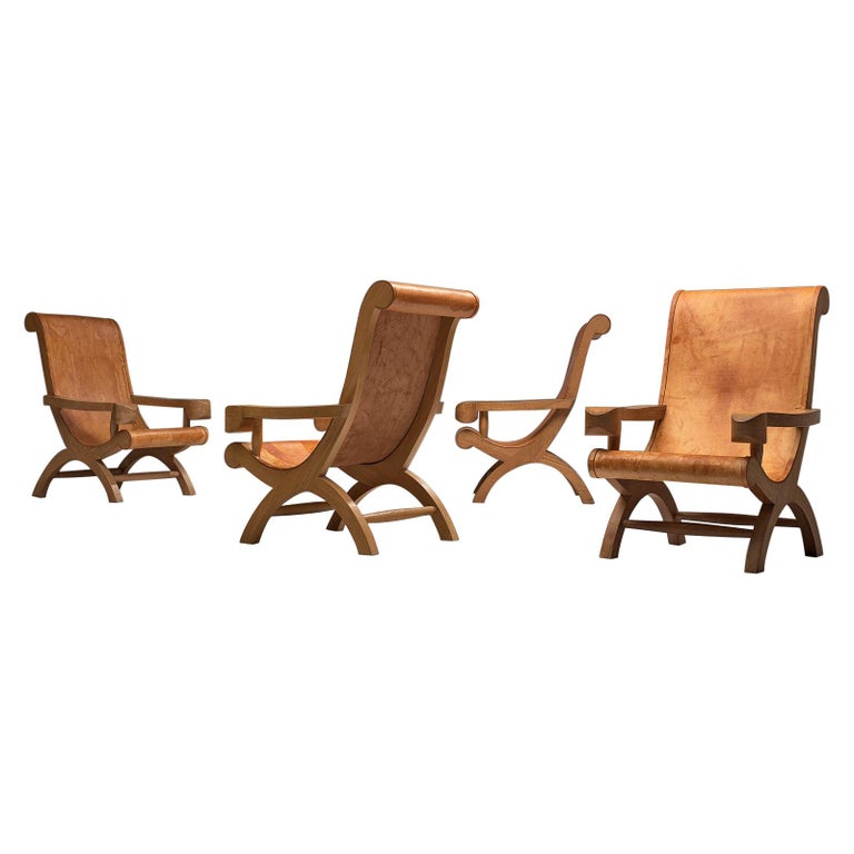 Clara Porset Butaque lounge chairs, ca. 1947, offered by MORENTZ