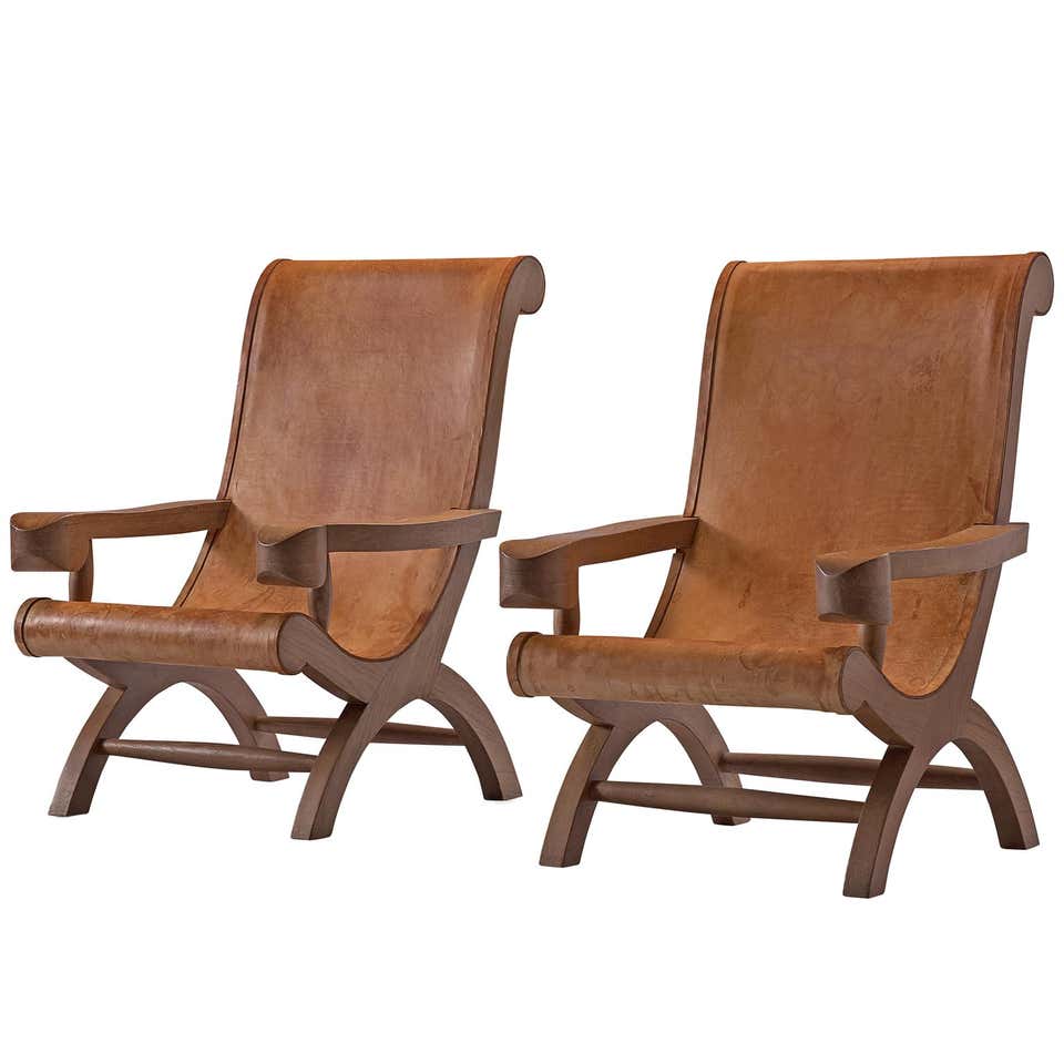 Clara Porset Lounge Chairs at 1stdibs