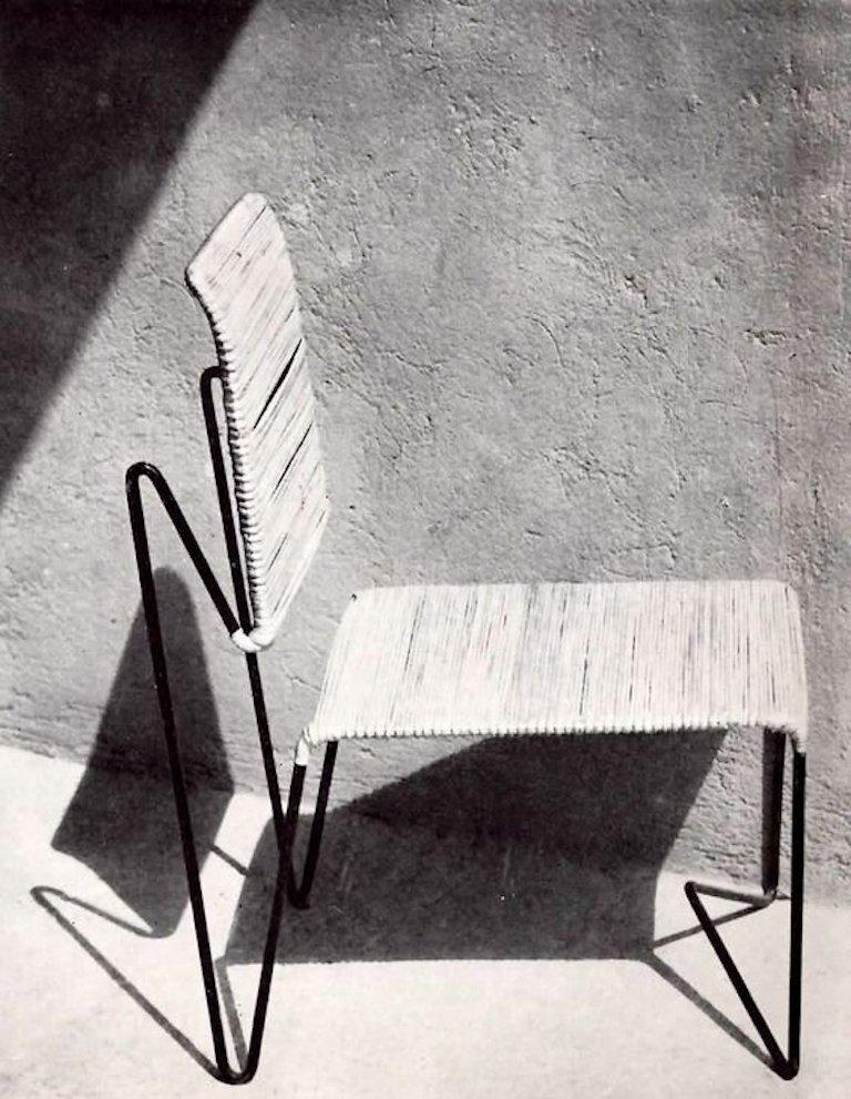 Clara Porset, seltene Loungesessel, 1950er-Jahre (20. Jahrhundert) im Angebot