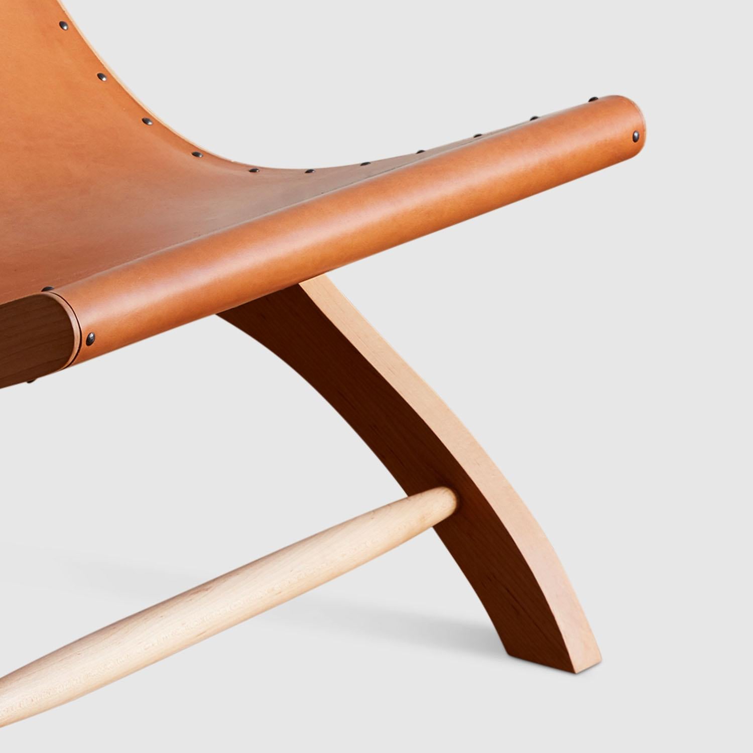 Hand-Crafted Clara Porset's Mexican Butaque Chair, licensed reedition by Luteca For Sale