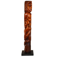Clara Shainess 1940s Carved Wood Sculpture