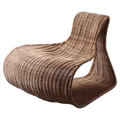 Clara Wicker Lounge Chair