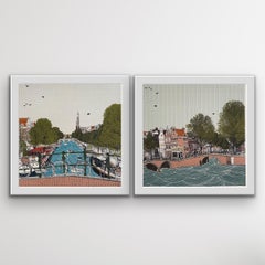 Used Canal Ring, Amsterdam and Cycle City, Amsterdam Diptych