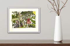 Clare Halifax, Big Red (Waratah), Limited Edition Print, Floral Art