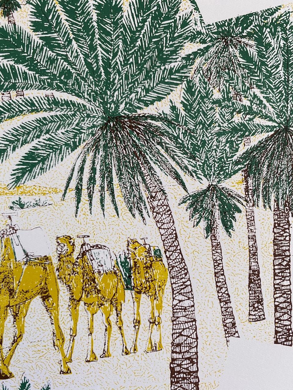 Clare Halifax, C de Camello, Arte alfabético, Impresión personalizada, Arte brillante en venta 9