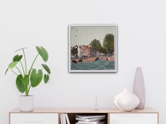 Clare Halifax, Canal Ring, Amsterdam, Limited Edition Print, Affordable Art