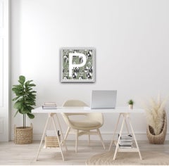 Clare Halifax, P is for Panda, Affordable Contemporary Art, Alphabet Prints
