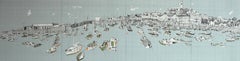 Clare Halifax, Penzance Harbour, Cornwall Art, Limited Edition Contemporary Art