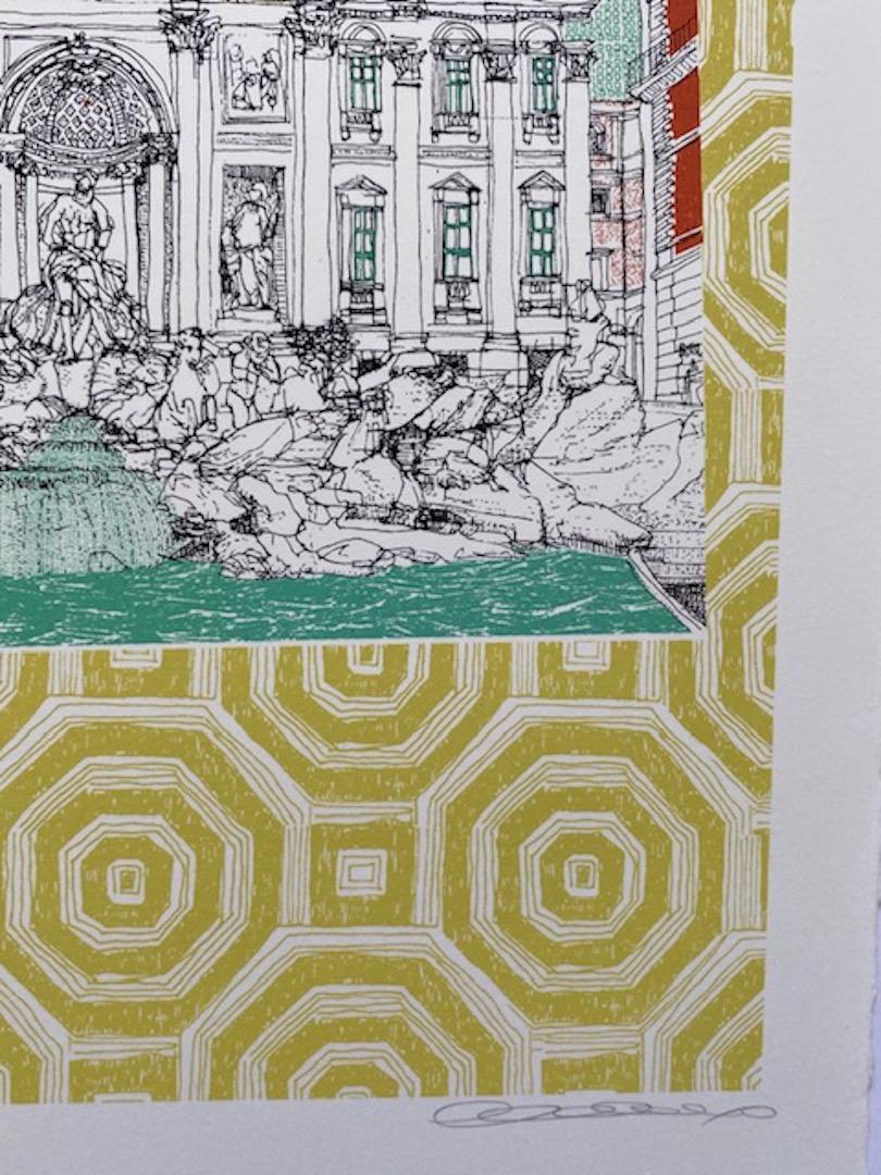 Clare Halifax
Piccola Roma
Limited Edition 4 Colour Silkscreen Print
Edition of 30
Image size: H 23 x W 23cm
Sheet Size: H 27 x W 25cm x D 0.1cm
Sold Unframed
Please note that in situ images are purely an indication of how a piece may look.

The