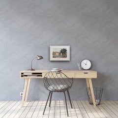 Clare Halifax, Casa rosa y palmera, La Palme, Impresión de arquitectura de edición limitada