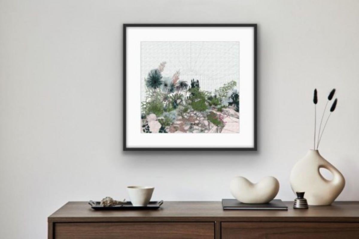 Clare Halifax Landscape Print - Hot Mass of Cacti, limited edition print, plants, contemporary, cactus, nature