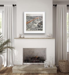 Southbank Shimmer, arte paisaje urbano, arte asequible, impresión edición limitada