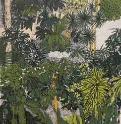 Tropical Overlook, Barbican By Clare Halifax, Limited edition Botanical Print