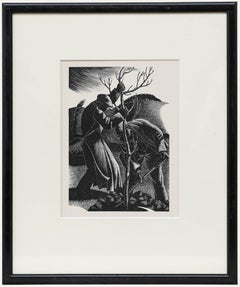Clare Leighton (1898-1989) - Framed Mid 20th Century Woodcut, Tree Planting