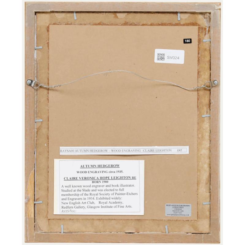 Clare Leighton (1898-1989) - Mitte 20. Jahrhundert Holzschnitt, Beeren im Angebot 2