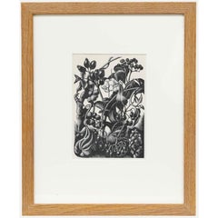 Clare Leighton (1898-1989) - Mid 20th Century Woodcut, Berries