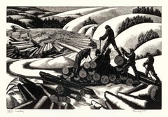 'Landing' from the 'Lumber Camp' series — American Modernism