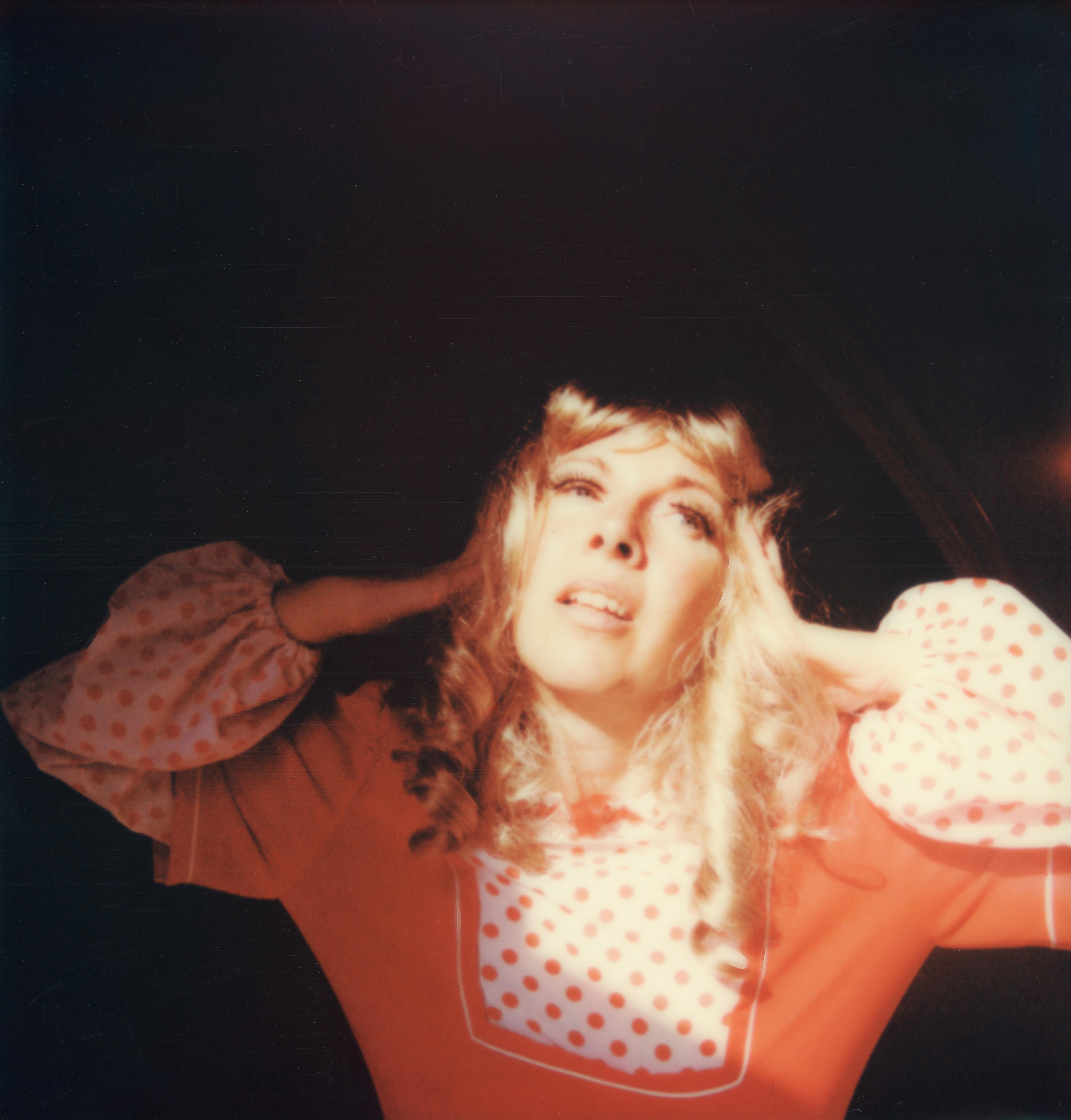 Clare Marie Bailey Color Photograph - Look away Lucifer - Contemporary, Polaroid, Photograph, Figurative, Portrait