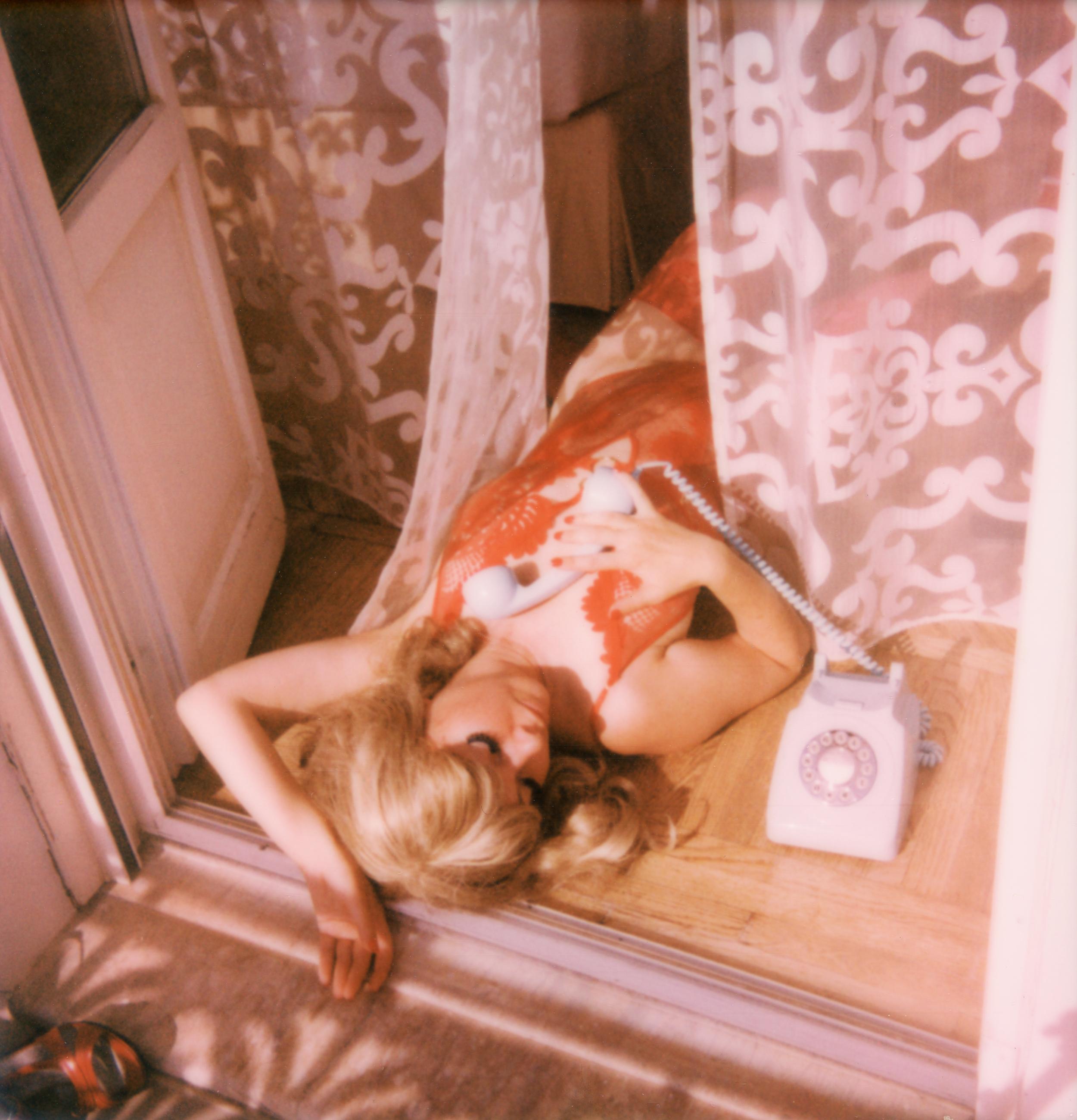 Clare Marie Bailey Color Photograph - Morning Slumber - Contemporary, Polaroid, Woman, 21st Century, Nude, Psychiatry