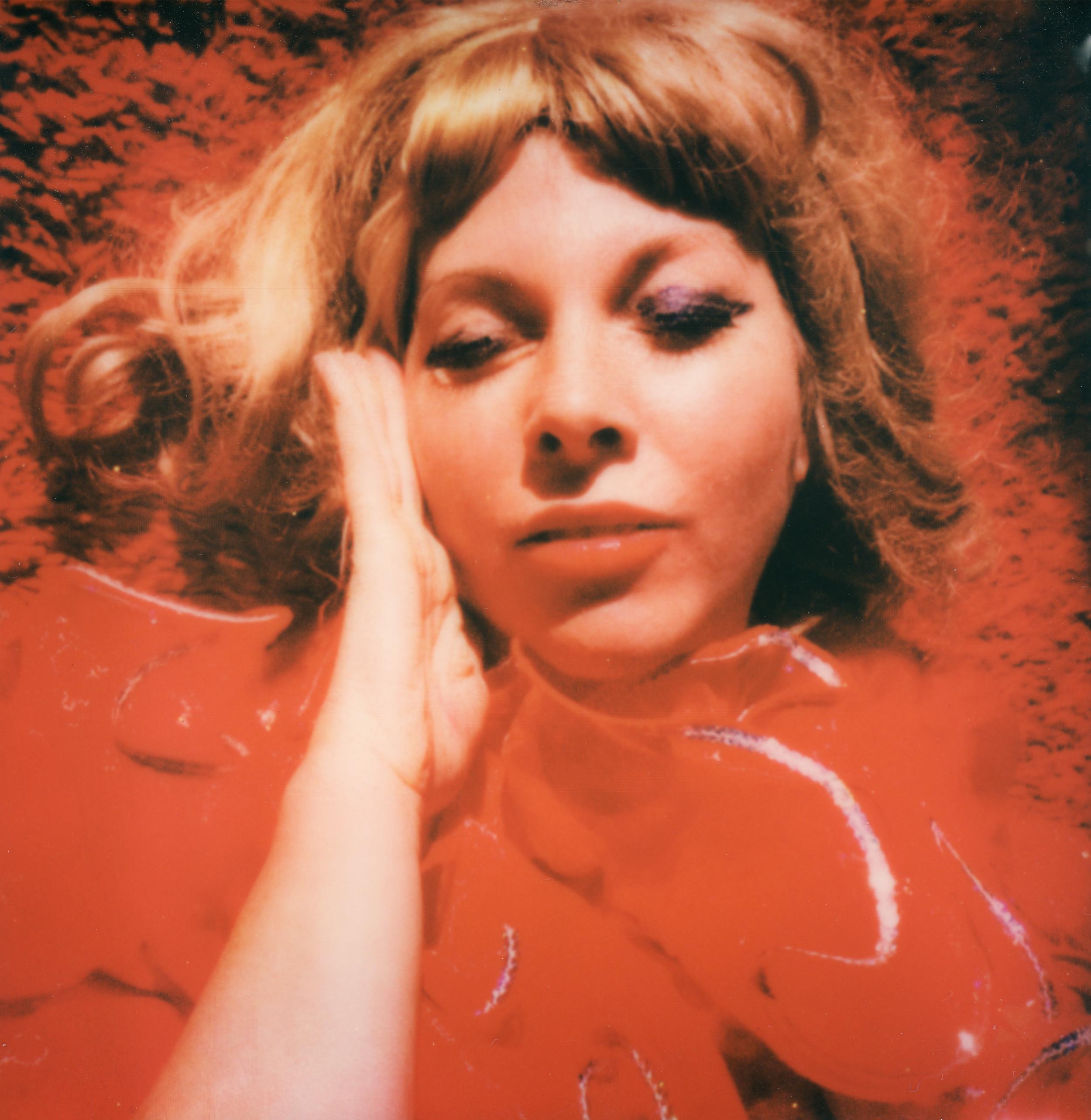 Clare Marie Bailey Figurative Photograph - Painted Red - Contemporary, Polaroid, Photograph, Figurative, Portrait