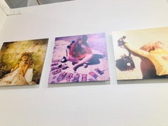Secretary on the Run - Contemporary, Polaroid, Photograph, Figurative, Portrait