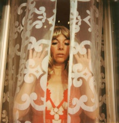 Through the Veil - Contemporary, Polaroid, Woman, 21st Century,